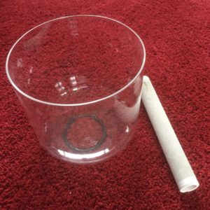 Clear Quartz Crystal Singing Bowl 7 inch